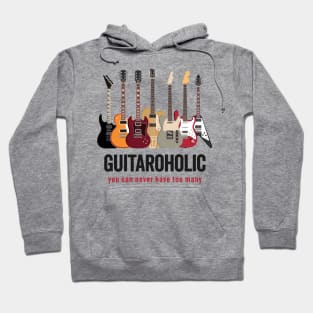 Guitaroholic: A Symphony of Strings For Guitar Lovers Hoodie